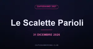 Capodanno ai Parioli: Le Scalette, ristorante di pesce